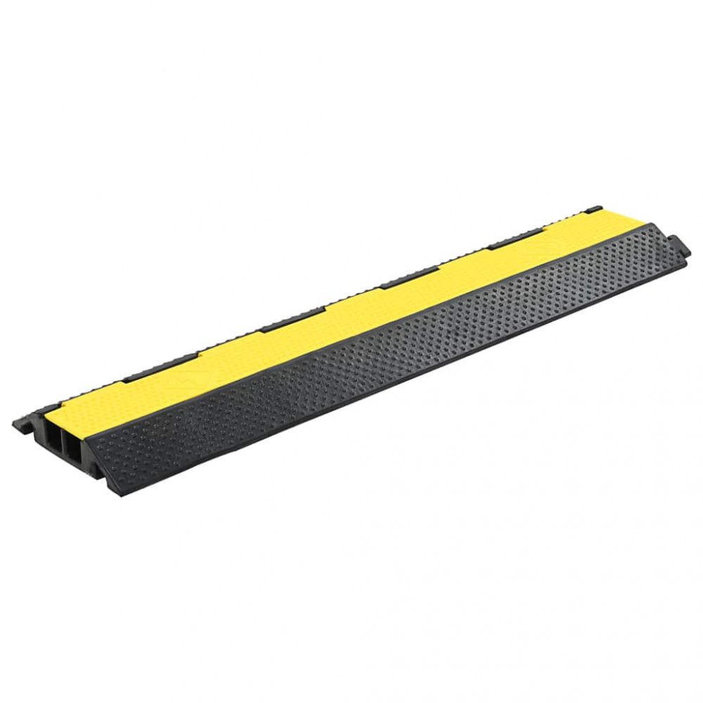 Kabelbeskytter 2 kanaler gummi 101,5 cm