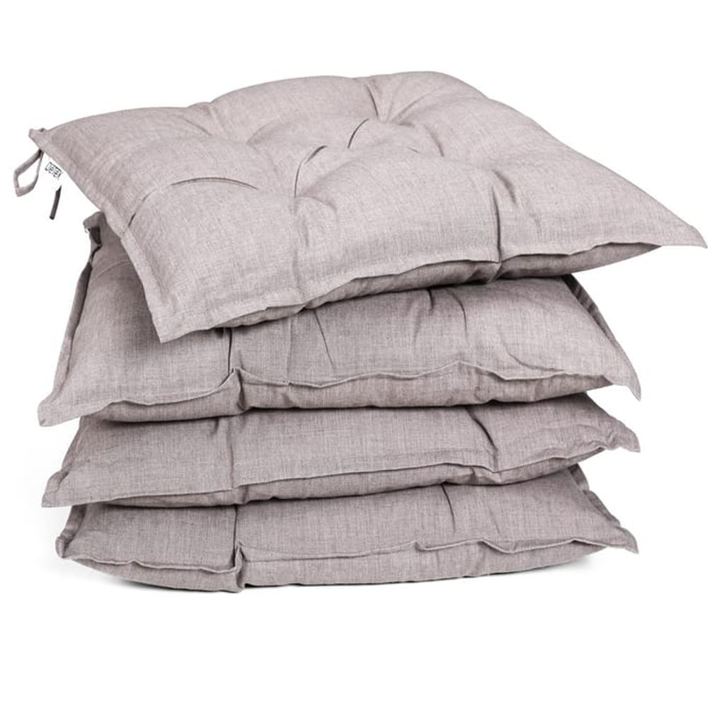 Sitteputer Sett 4 stk 8 cm Tykk Polstring, Vannavvisende