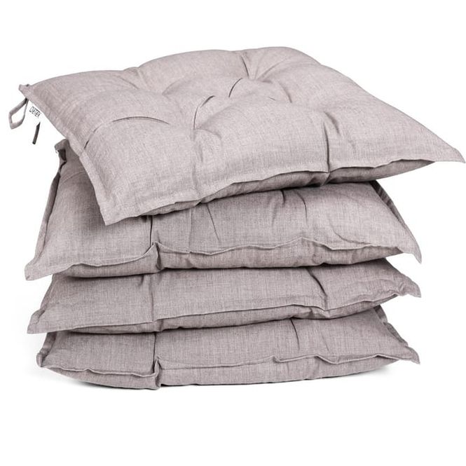 Hovedbilde Sitteputer Sett 4 stk 8 cm Tykk Polstring, Vannavvisende