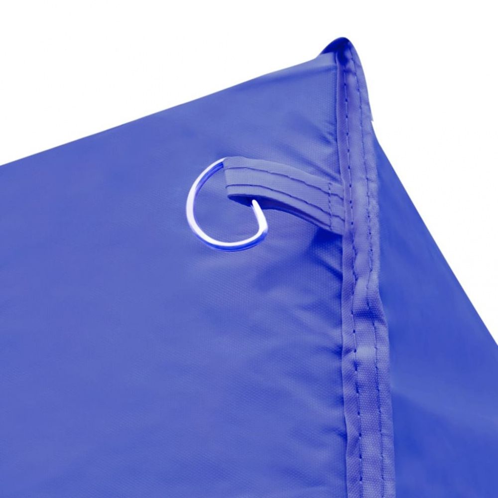 Sammenleggbart festtelt 3 x 6 m blå
