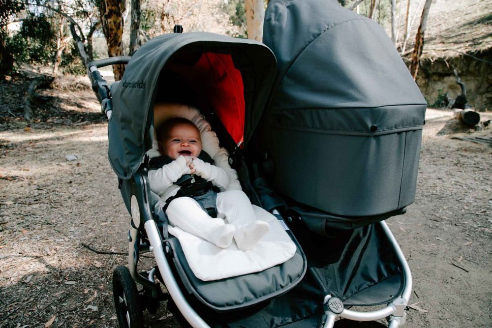Bumberide liggedel - Indie Twin Bassinet matt sort