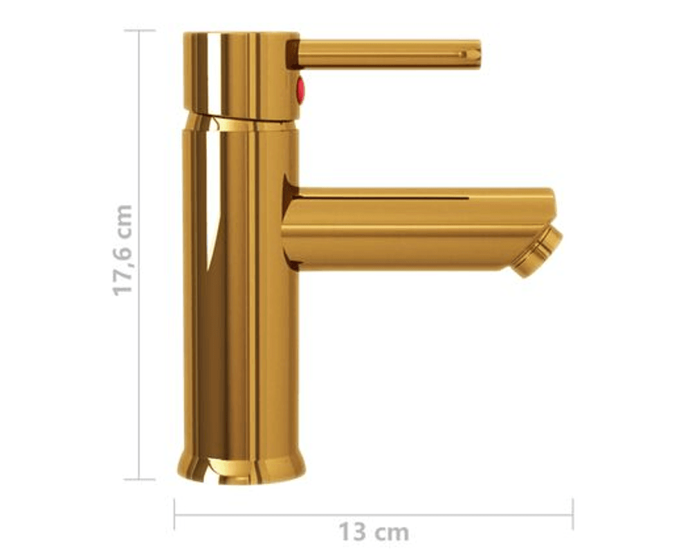 Badekran 130x176 mm gull