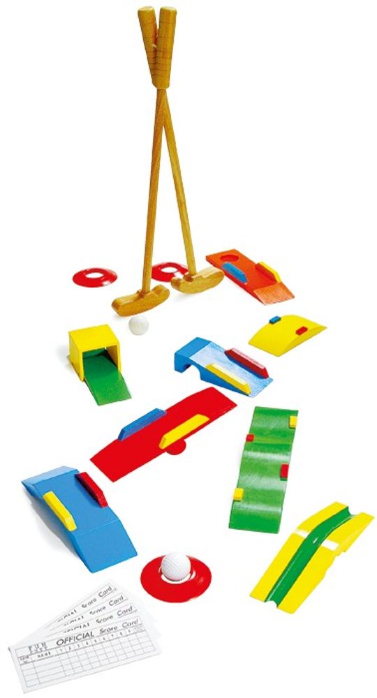 Minigolf for små plasser
