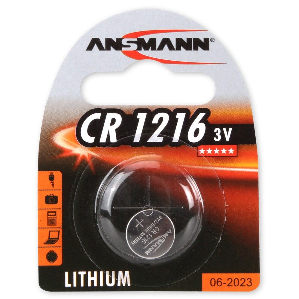 Lithium knappebatteri CR1216