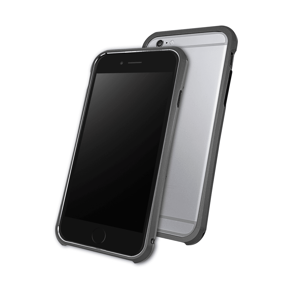 Tigris Aluminium Bumper deksel for Iphone 6 Plus Graphite Gray