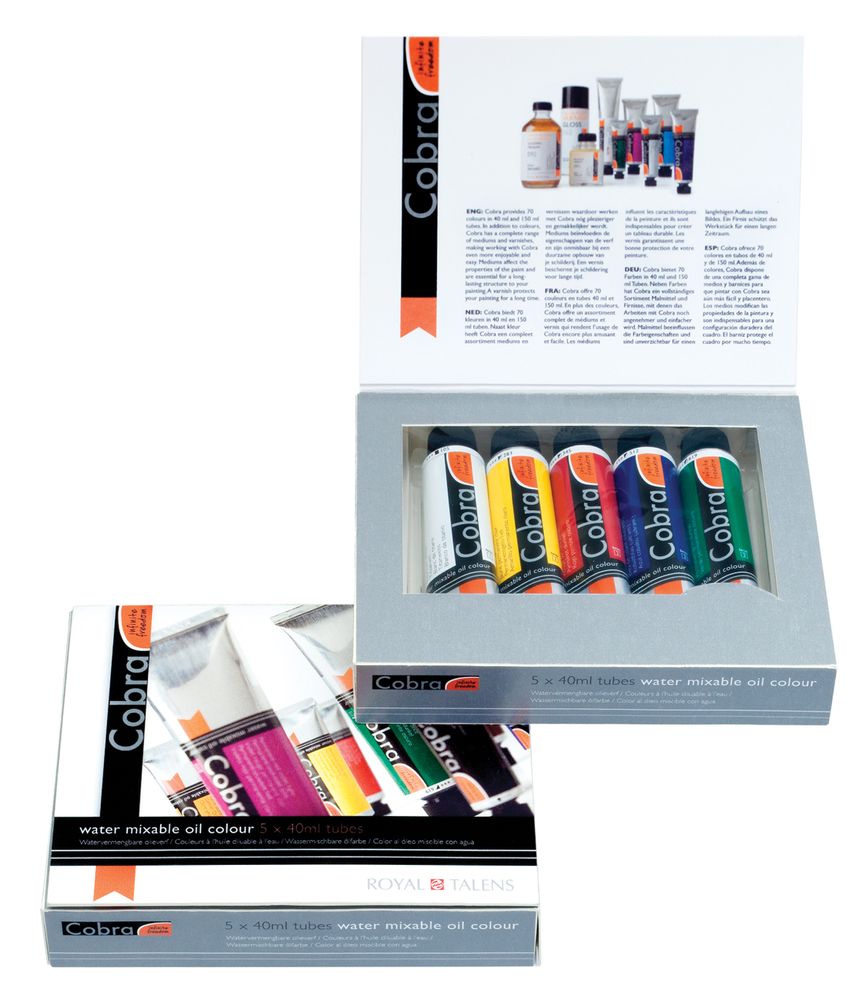 Cobra Artist Kit 5 tubes 40ml 