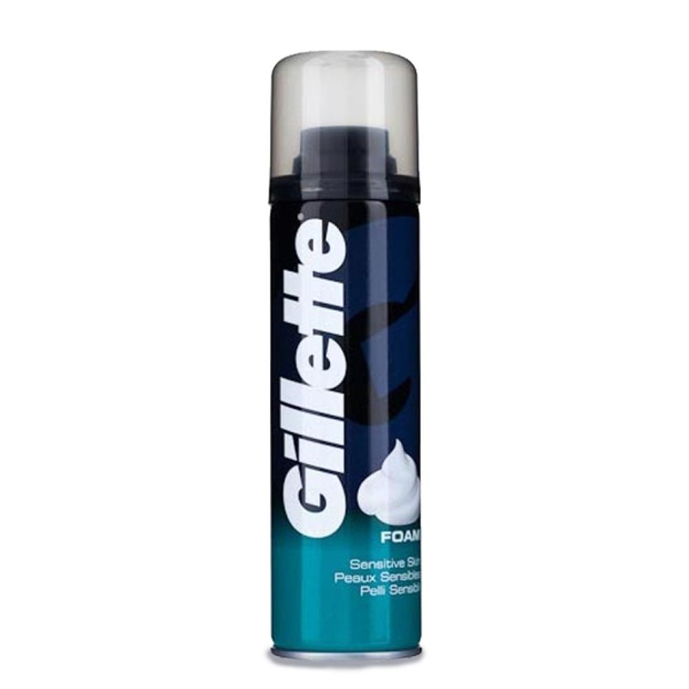 Gillette barberskum for sensitive hud