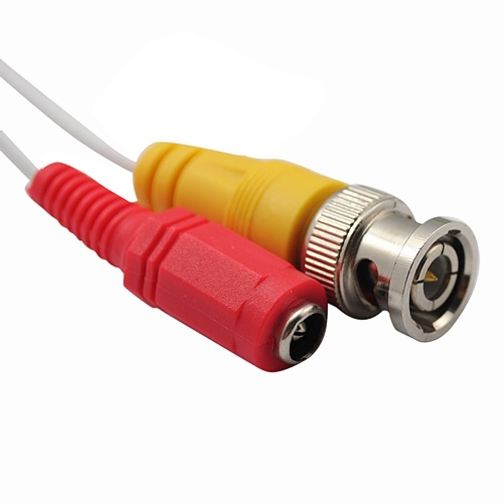 15M Strøm og Video BNC - Plug and Play kabel for CCTV kamera og 