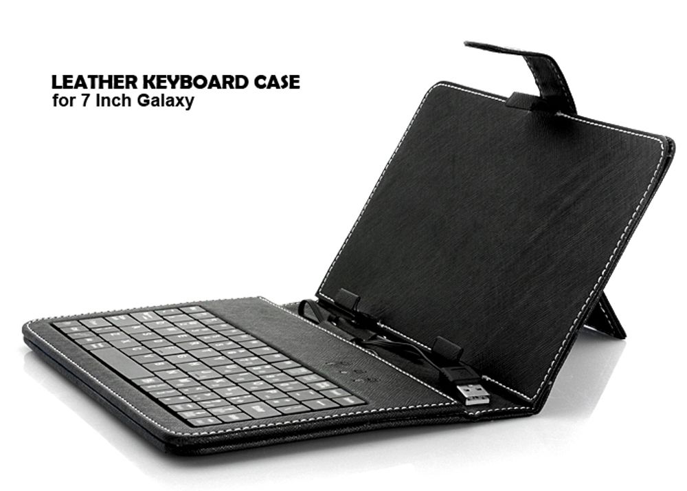 Demo - Keyboard / Tastatur Case i lær - For 7