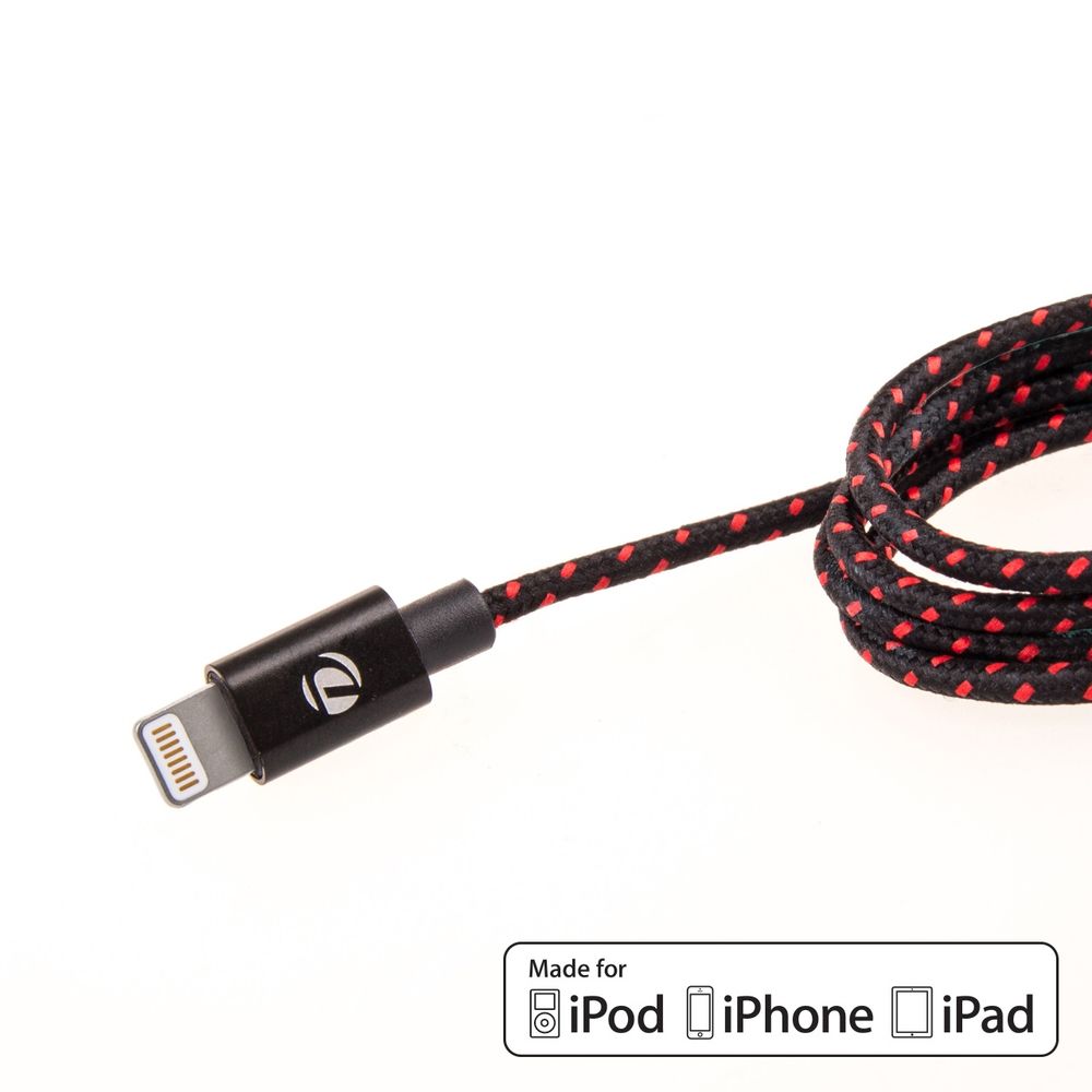 DRACOdesign Aluminium Lade/synkkabel 1m - Sort