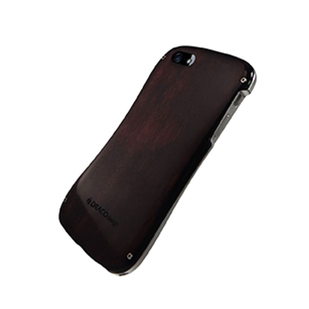 Draco Allure Wood Bumper for Iphone 5/5S – Wood/silver