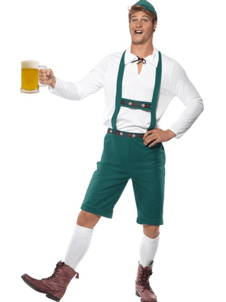 Oktoberfest kostyme menn - grønn