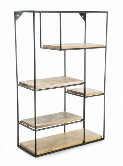 Hovedbilde DEMO - Hylle 5 rom jern/tre 61x39x15cm