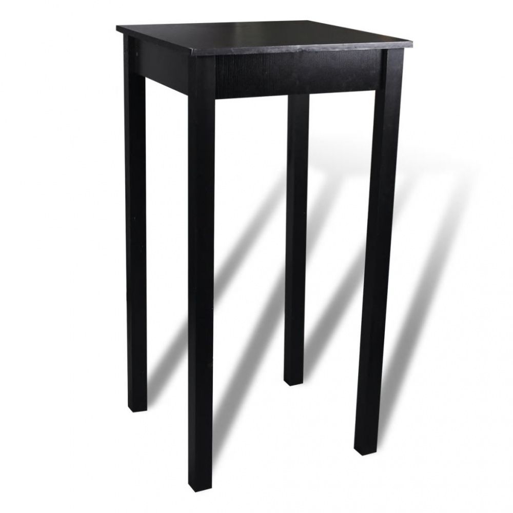 Barbord - sort 55x55x107 cm