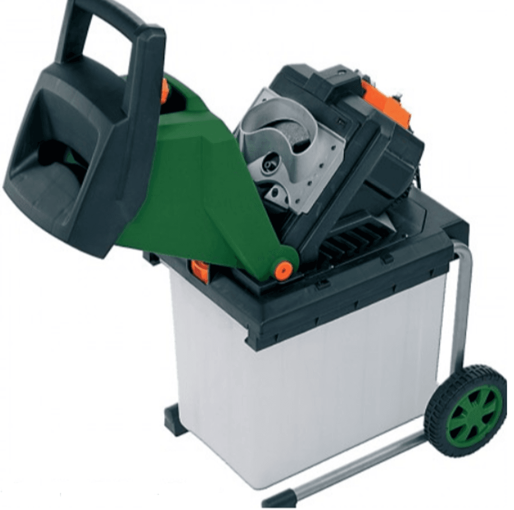 Kompostkvern 3100W - 50l oppsamler - Opptil 4cm kvist