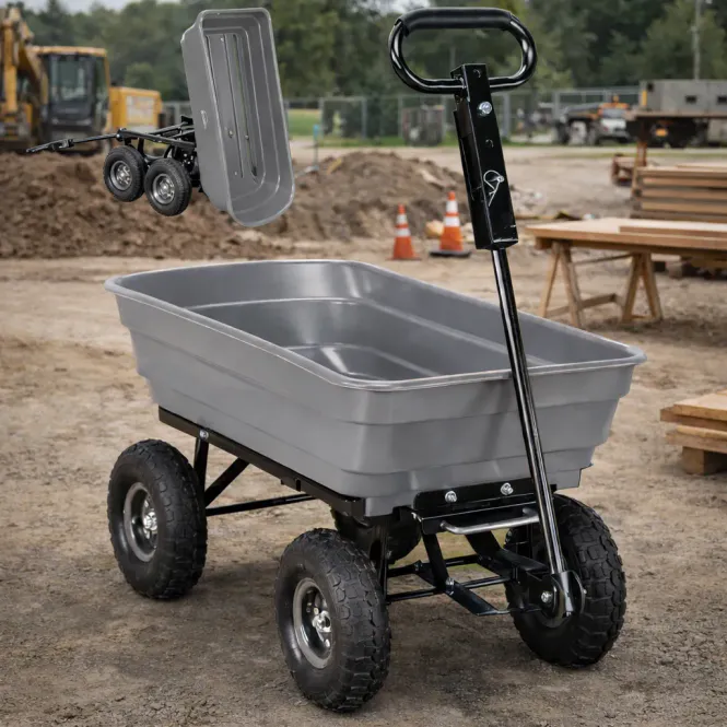 Hovedbilde Dumper – transportvogn for hage og byggeplass