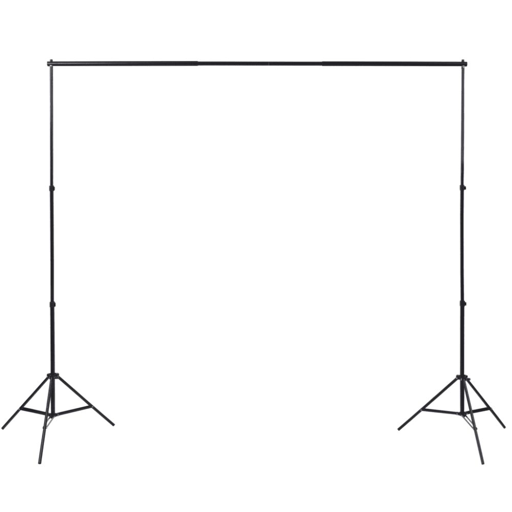 Fotostudiosett med bakgrunn og belysningssett