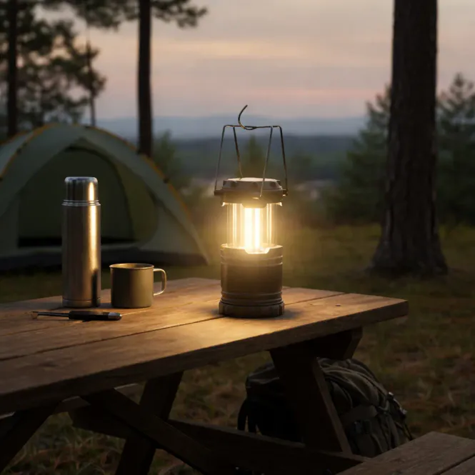 Hovedbilde Uttrekkbar campinglampe 9,5–13,5 cm