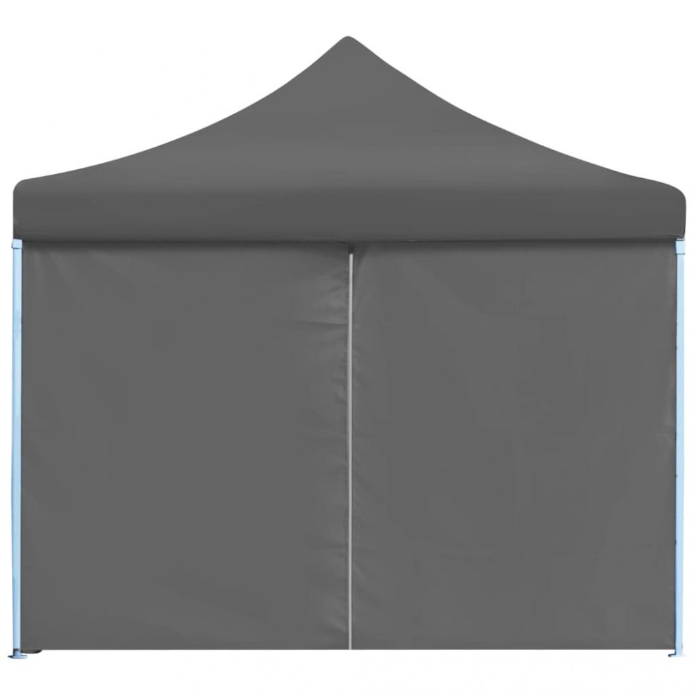Partytelt popup med 8 sidevegger - 3x9 m antrasitt