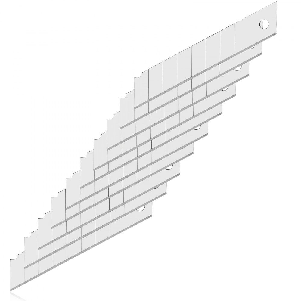 100 erstatningsblader for tapetkniv 18mm