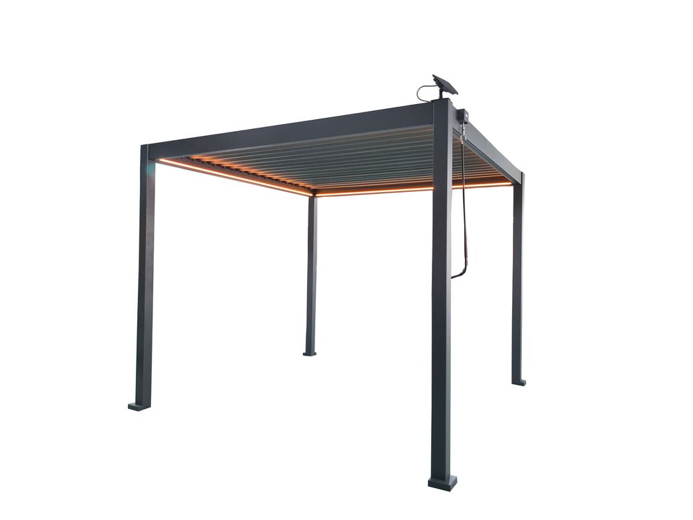 Bioklimatisk pergola for helårs bruk - 3x3x2,5 m