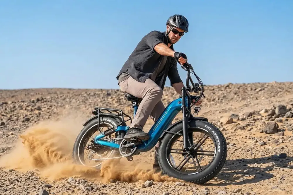 Jobobike Vortex Elektrisk fulldempet fatbike
