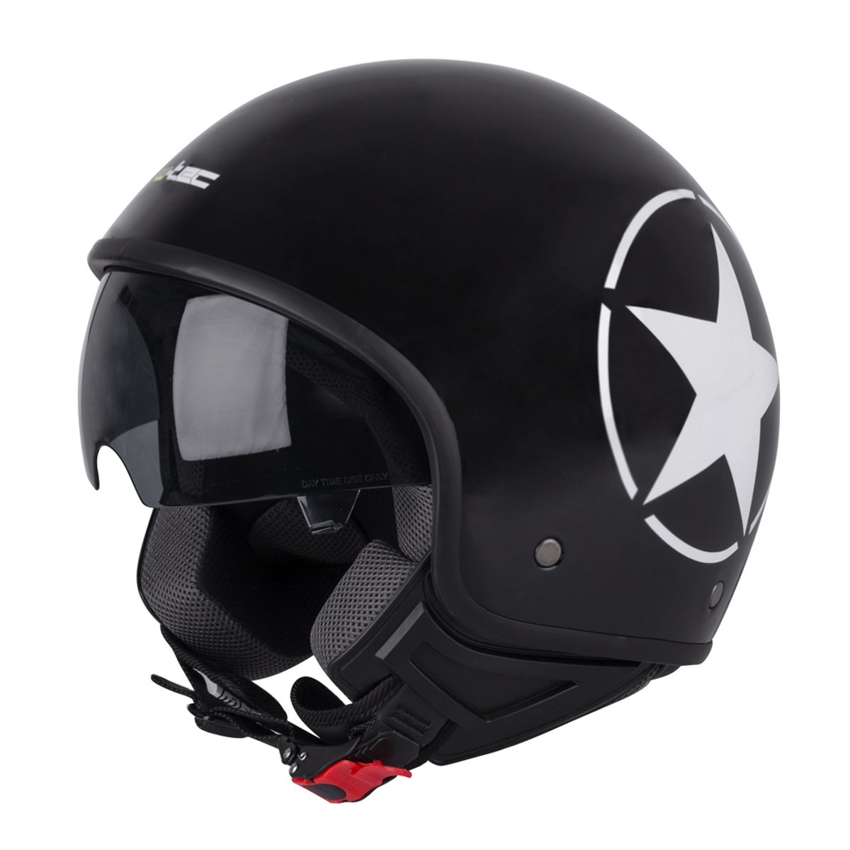 Scooterhjelm W-TEC FS-710S Revolt Black