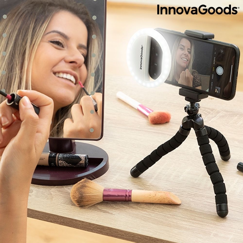 Oppladbart selfieringlys Instahoop