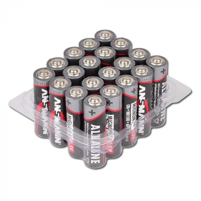 Hovedbilde Alkaline batterier Ansmann AA 20 stk