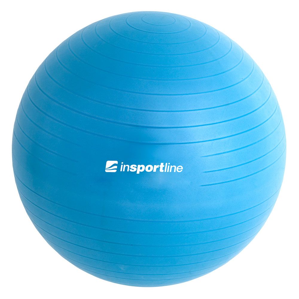 Treningsball inSPORTline 75 cm - blå