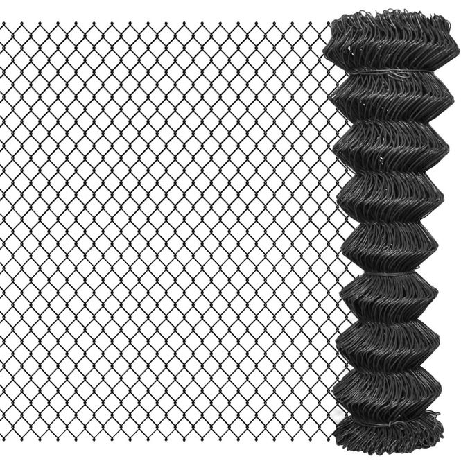 Hovedbilde Kjedegjerde stål 25x1,5 m grå