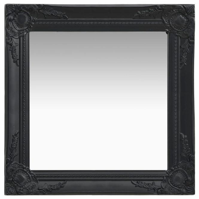 Hovedbilde Veggspeil barokkstil 50x50 cm - sort