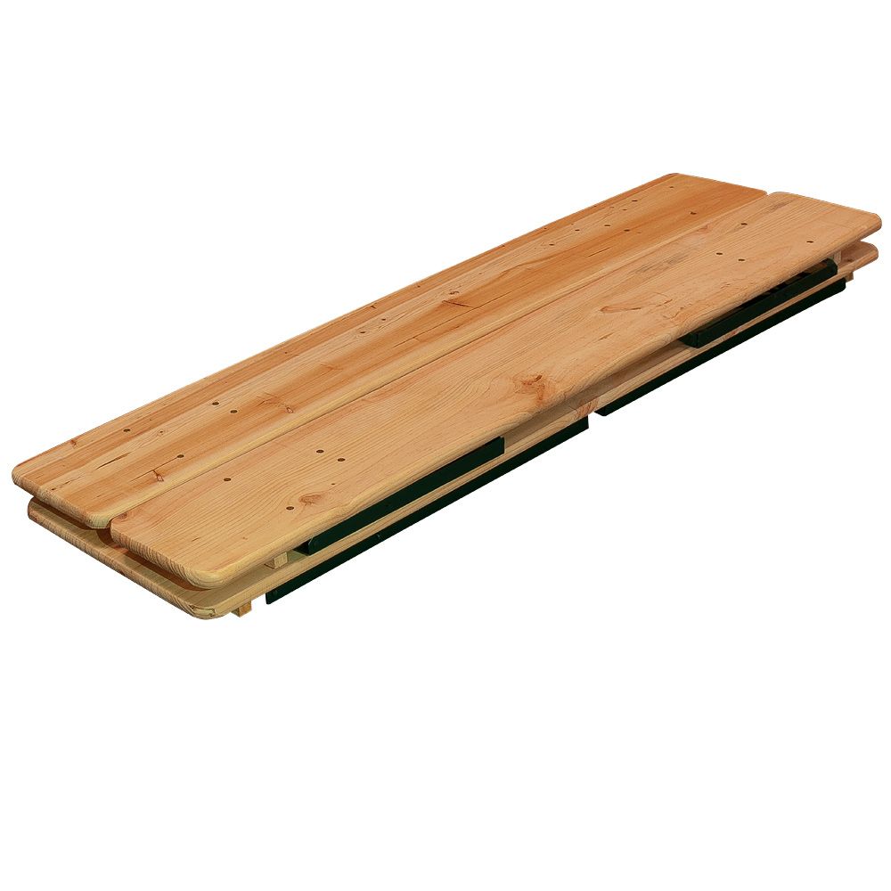 Hagebenksett 170cm - sammenleggbart