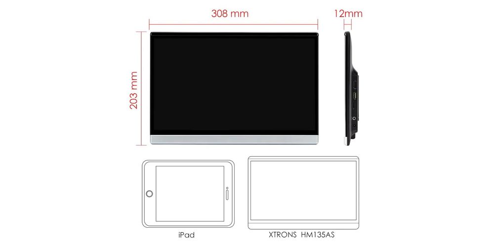 DEMO - Nakkestøtte monitor - Android 10 - 13,3
