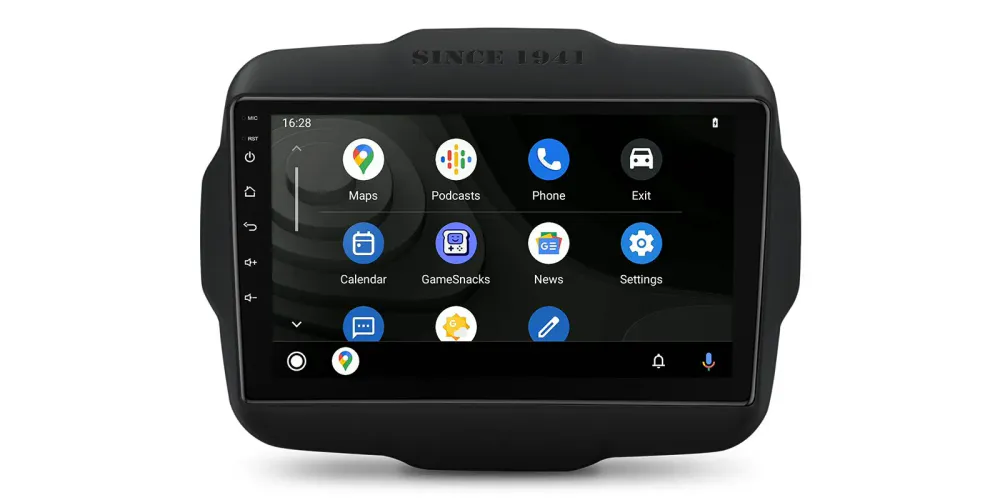 Jeep Renegade DAB+ bilstereo Android 12 CarPlay 9