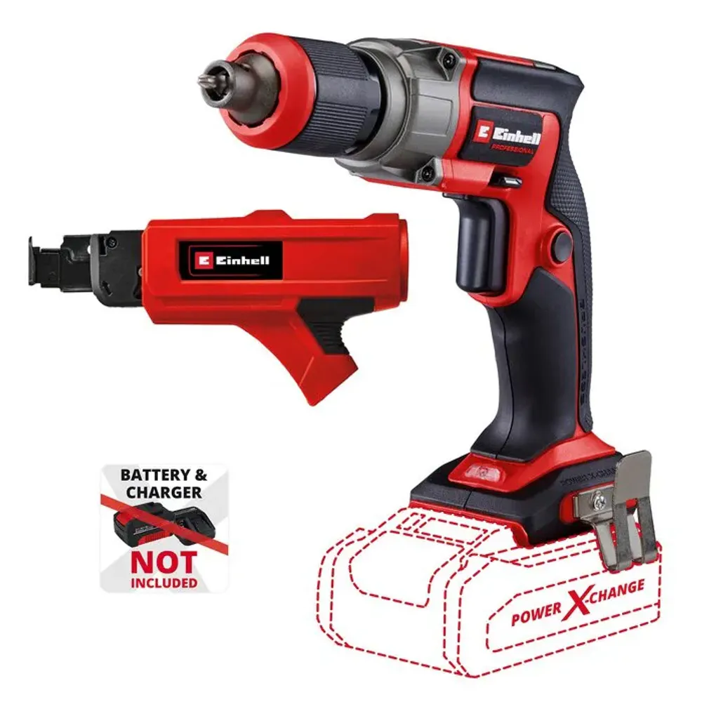 Batteridrevet gipsskrutrekker TP-DY 18 Li BL +Magazine