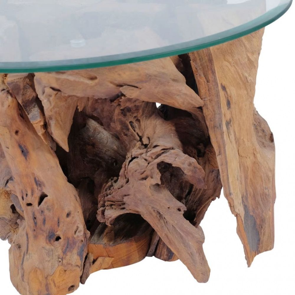 Salongbord Massiv Teak 60 cm