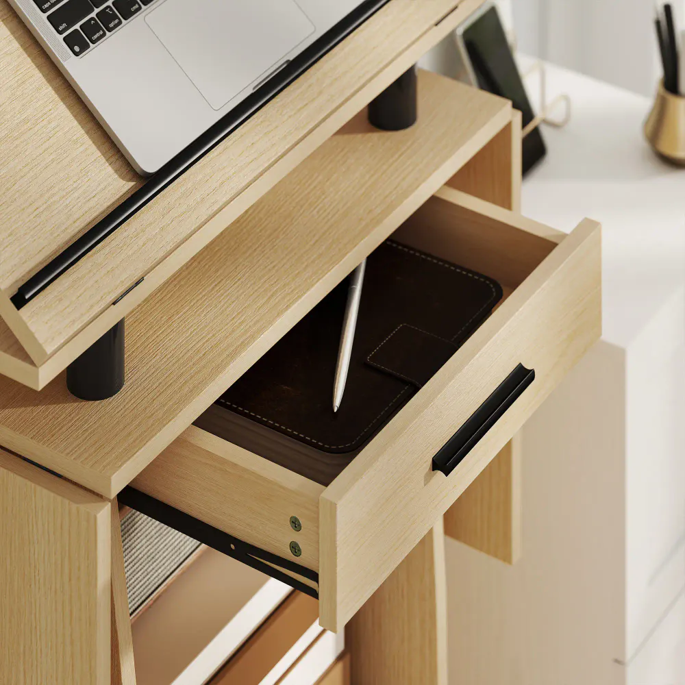 Mobilt podium / talerstol med justerbar bordplate