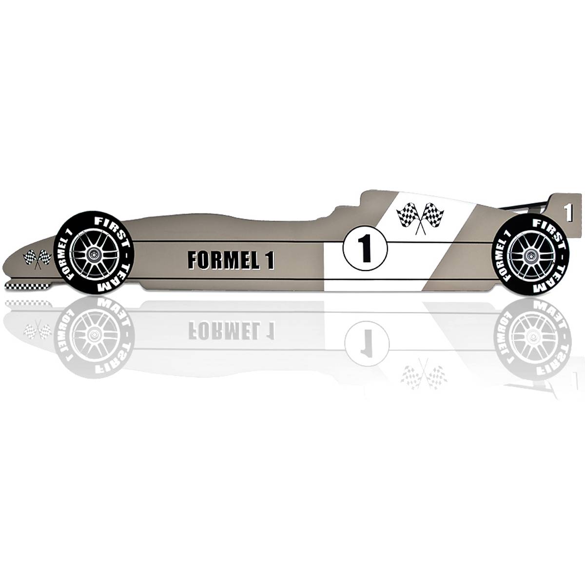 Formel 1 seng - sølv