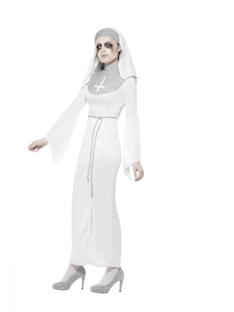 Nonne spøkelse kostyme S