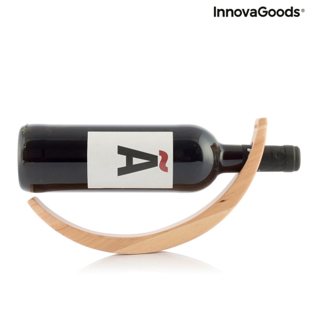 Vinflaskeholder av tre
