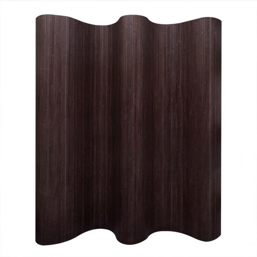 Romdeler bambus 250x165 cm - mørk brun