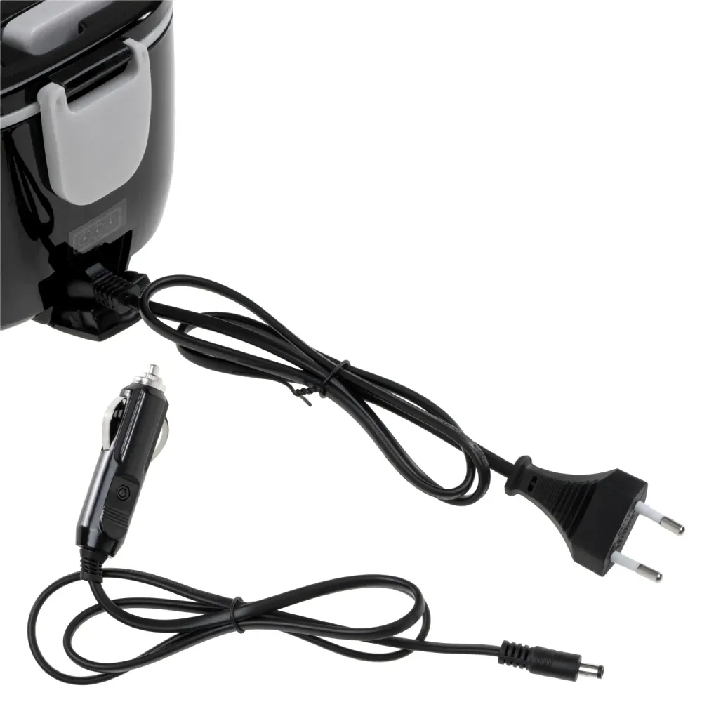 Elektrisk matboks med isolert bag - sort