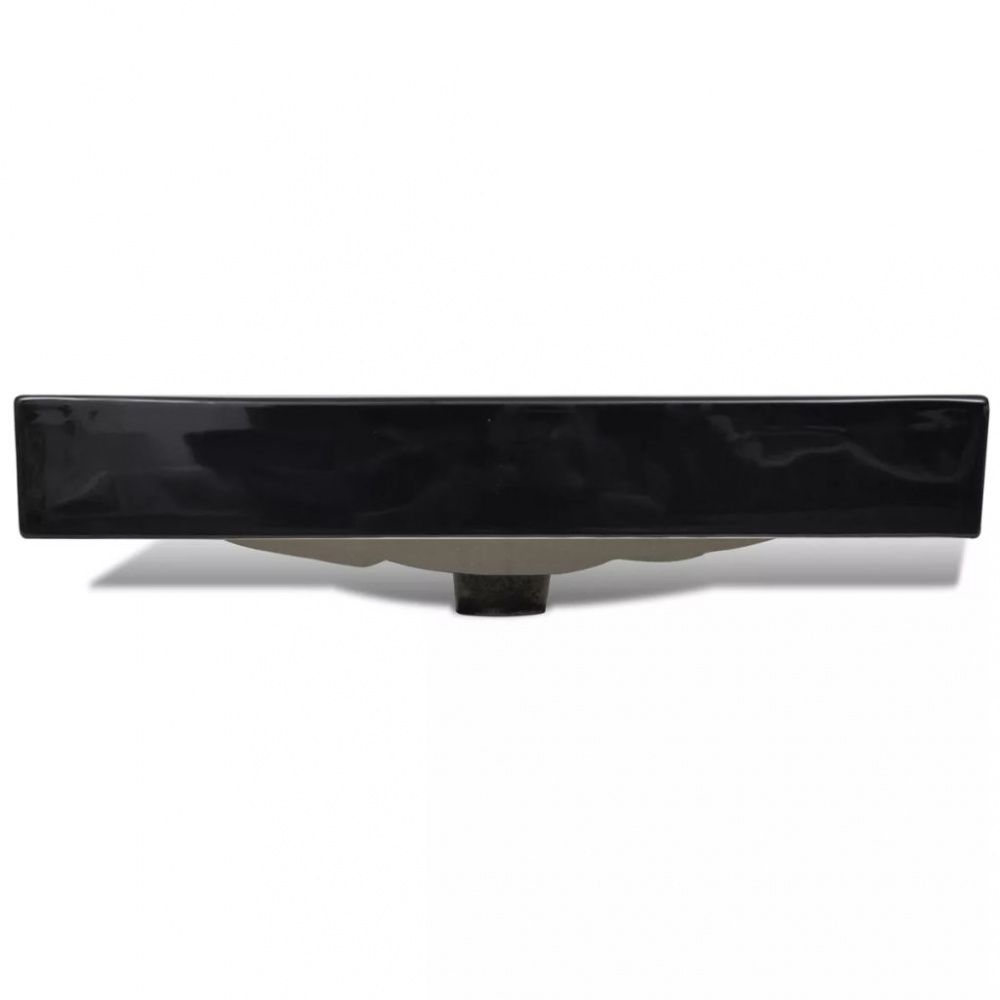 Luksus keramisk servant 60x46cm - sort