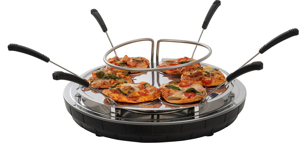 Pizzaraclette ovn - Pizzaovn PO100 - 300 °C - 6 slices - terrako