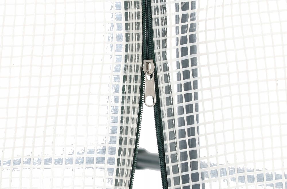 Hagedrivhus 140x140x200 cm med hyller