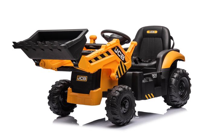 Hovedbilde JCB Pushdozer barnebil 12V med fjernkontroll