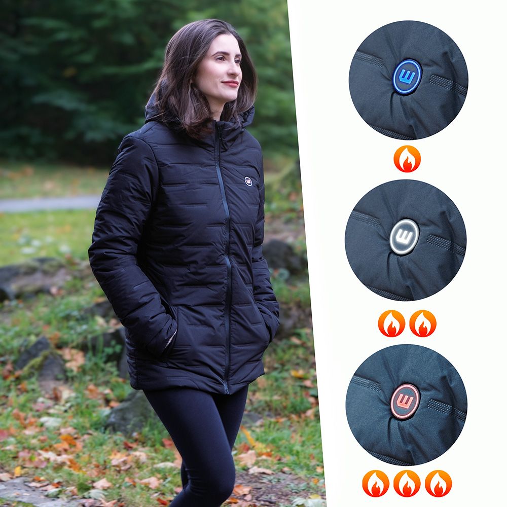 Oppvarmet Jakke for Kvinner W-TEC HEATborg Lady