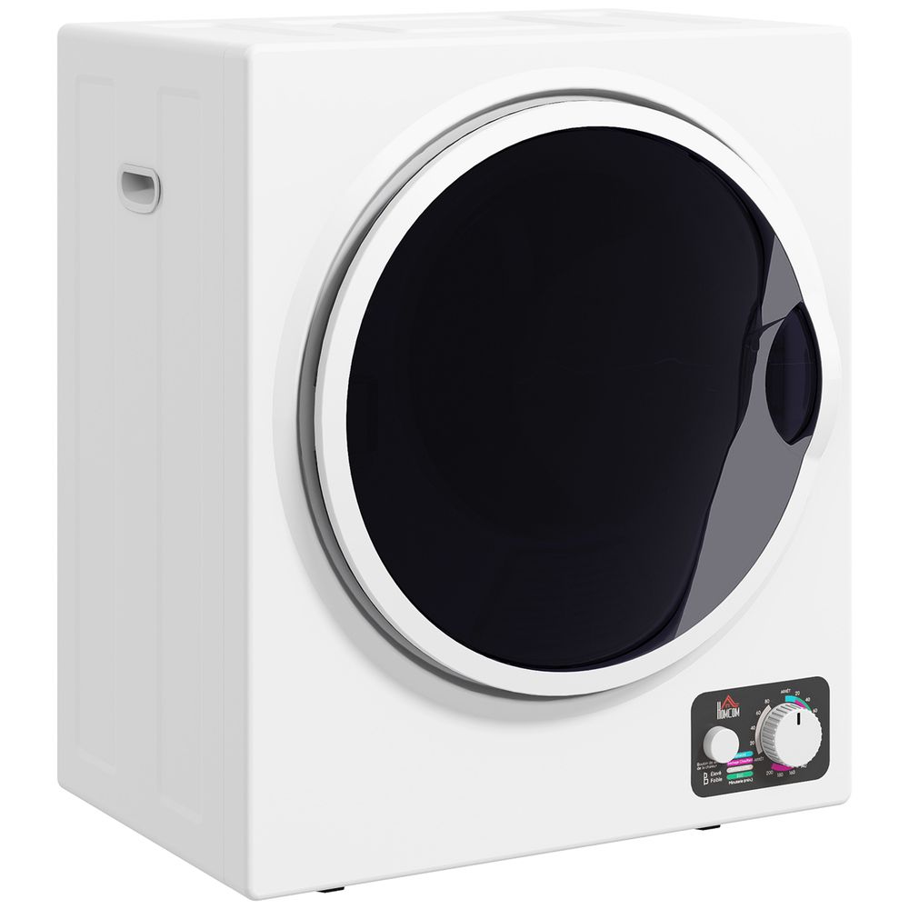 Mini tørketrommel 850 W 33 L med veggfeste - hvit