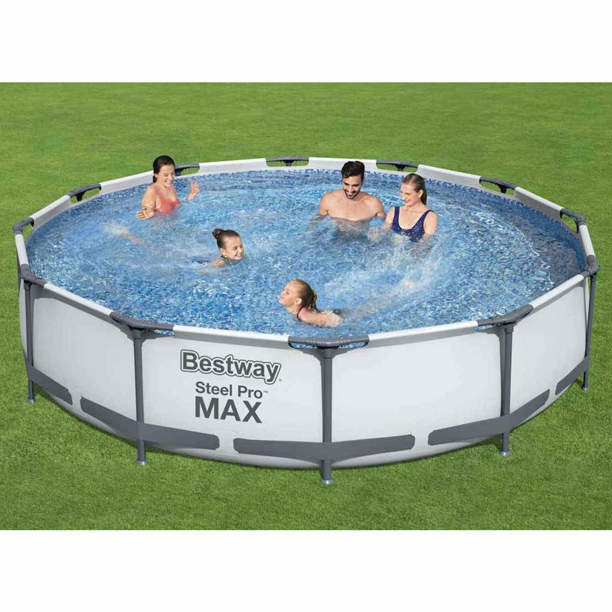 Bestway Steel Pro MAX Svømmebasseng - Ø366 cm